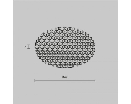 Сотовый фильтр Maytoni Dip HoneyComb001-D41.5