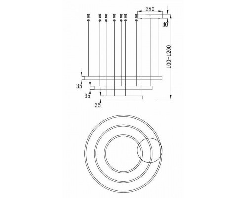 Основание Maytoni Rim MOD058A-03BS