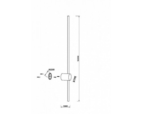 Бра Maytoni Light stick MOD237WL-L11BS3K