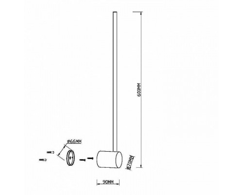 Бра Maytoni Light stick MOD237WL-L6B3K