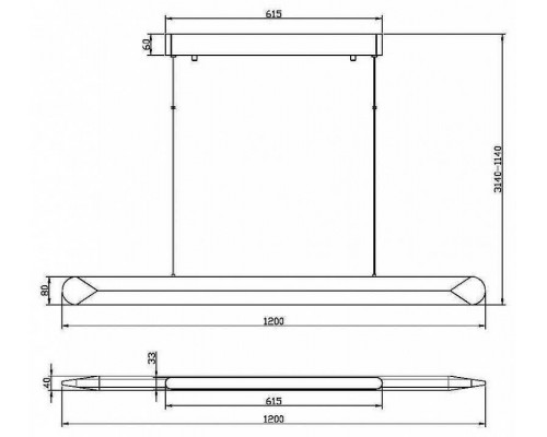 Подвесной светильник Maytoni Motion MOD276PL-L40W3K