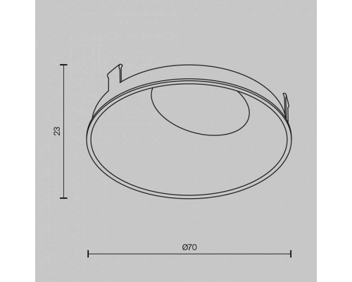 Кольцо декоративное Maytoni Wise Ring057-10-B