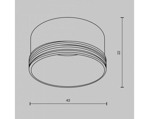 Кольцо декоративное Maytoni Focus LED RingS-5-W