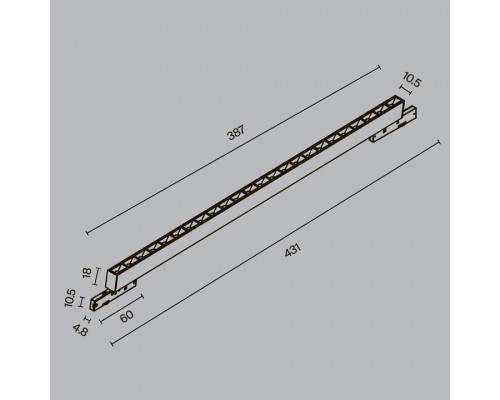 Накладной светильник Points TR193-1-20W4K-M-B