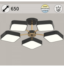 Люстра на штанге 03360-0.3-05 BK+FGD