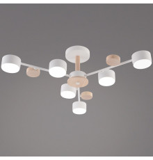 Люстра на штанге 03758-0.3-06 WT+WOOD GX53