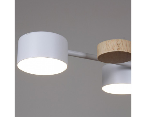 Люстра на штанге De Markt 03758-0.3-06 6xGX53 белый/дерево 03758-0.3-06 WT+WOOD GX53