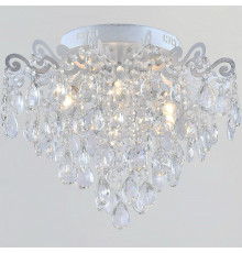 Люстра на штанге  04033-0.3-06 WH+SILVER PN