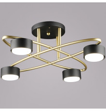 Люстра на штанге  06658-0.3-04 GD+BK GX53