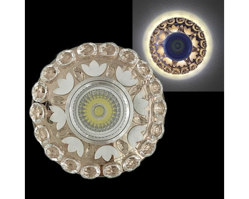 Встраиваемый светильник  22020-9.0-001PL MR16+LED3W TEA