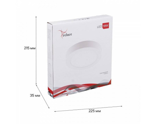 Накладной светильник Reluce 70606 70606-9.5-001OL LED18W WH 4000K