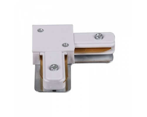 Соединитель угловой L-образный для треков накладных Reluce  RL 06038 corner connector WT