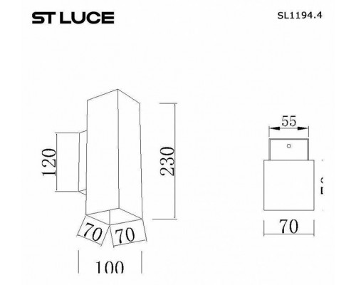 Накладной светильник ST-Luce Earthy SL1194.401.01