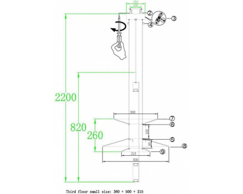 Подвесной светильник ST-Luce Isola SL6101.413.01