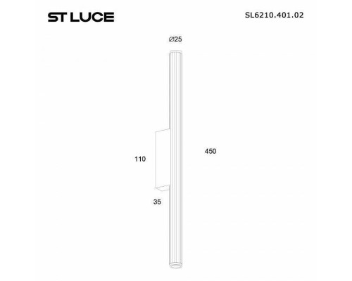 Накладной светильник ST-Luce LILT SL6210.401.02