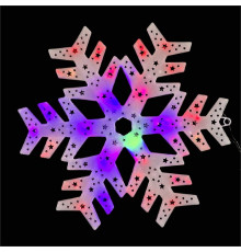 Снежинка световая Sneha  A-264 LED RD//BL, RD/GN