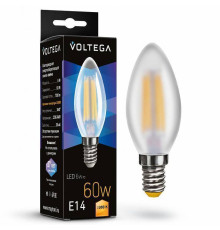 Лампа светодиодная Voltega Candel matt 6W E14 6Вт 3000K 7207