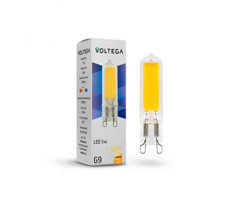 Лампа светодиодная Voltega Capsule G9 G9 4Вт 3000K 7262