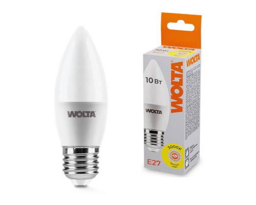 Лампа светодиодная Wolta  E27 10Вт 3000K 25YC10E27
