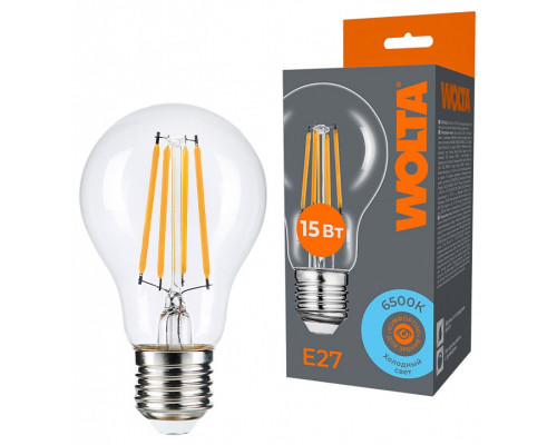 Лампа светодиодная Wolta  WF-A60-15W6KE27