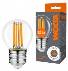 Лампа светодиодная Wolta  WF-G45-12W4KE27