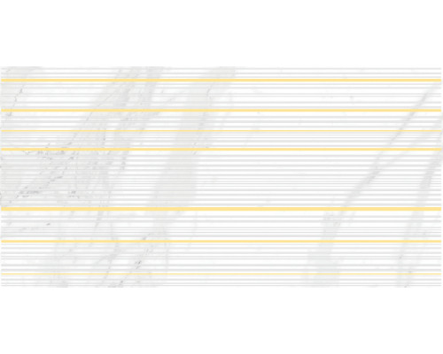 Olimpus Race Декор белый 25х50