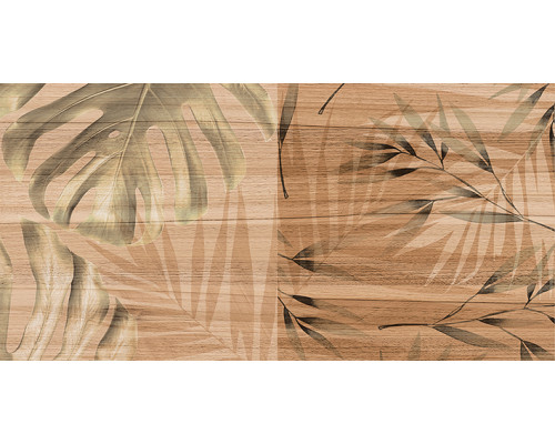 Organic Плитка настенная коричневый узор 08-01-15-2454 20х40