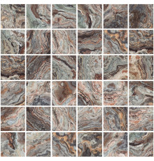 Brouni Мозаика коричневый 30х30