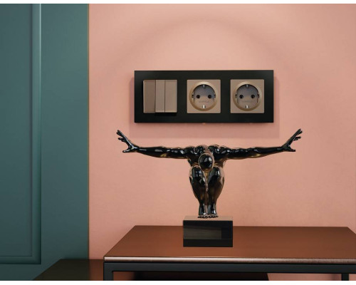 Рамка на 2 поста Ambrella Volt Techno AF220702