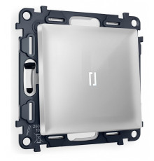 Выключатель одноклавишный с подсветкой без рамки Ambrella Volt Quant MA402015