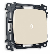 Выключатель проходной одноклавишный с подсветкой без рамки Ambrella Volt Quant MO322035