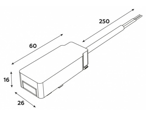 Токопровод концевой Ambrella Light GV GV1261