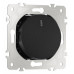Выключатель одноклавишный с подсветкой без рамки Arte Milano 202 202.31-1.black