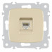 Розетка Ethernet RJ-45 без рамки Arte Milano am-205 205.45-1.shampan