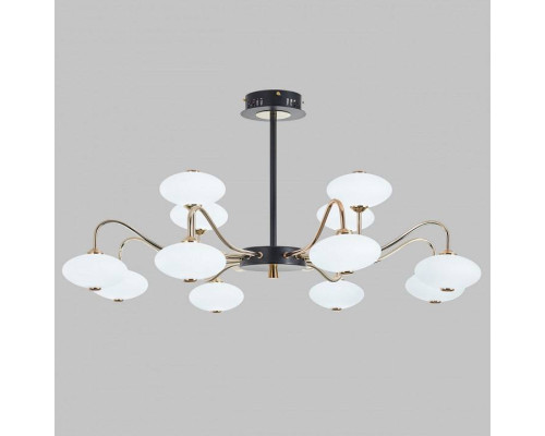 Люстра на штанге Arte Milano Neapolis 273908/12 BK/GD