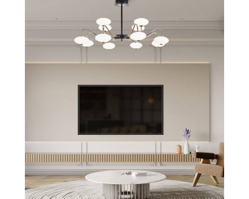 Люстра на штанге Arte Milano Neapolis 273908/12 BK/GD