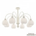 Люстра на штанге Arte Milano AM-Napoli 8 ламп D800 слоновая кость 315066/D800/8 IV