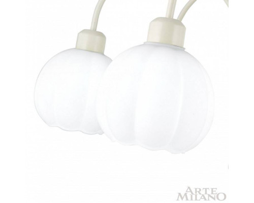 Люстра на штанге Arte Milano AM-Napoli 8 ламп D800 слоновая кость 315066/D800/8 IV