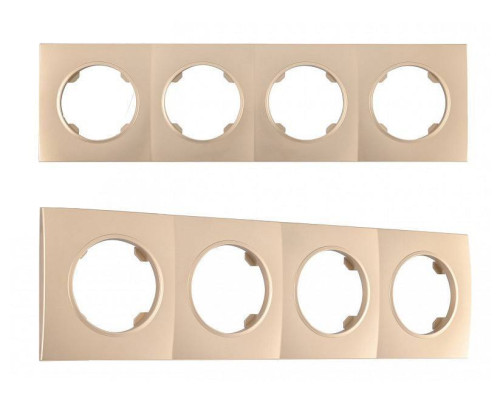 Рамка на 4 поста Arte Milano am-502.04 502.04-4.shampan