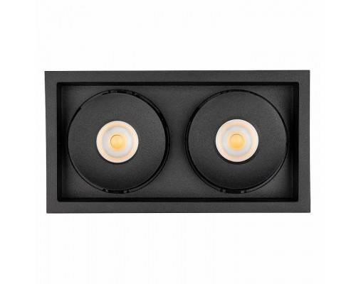 Встраиваемый светильник Arlight CL-SIMPLE-S148x80-2x9W Day4000 (BK, 45 deg) 026877