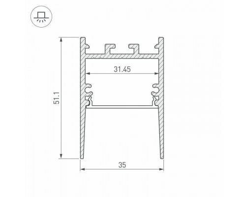 Профиль универсальный Arlight SL-COMFORT 031730