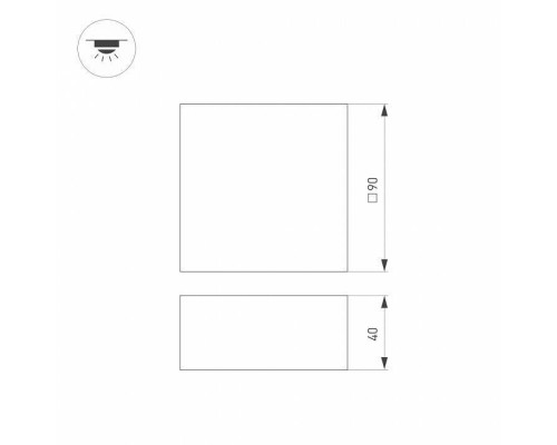 Светильник для потолка Грильято Arlight GRIGLIATO 038327