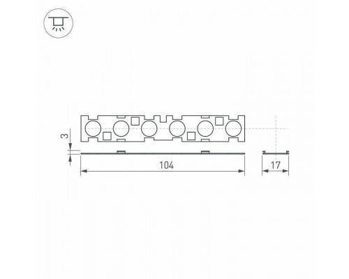 Рассеиватель Arlight SL-LINE 041791