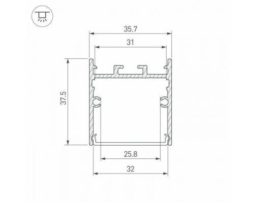 Профиль универсальный Arlight SL-LINE 043973