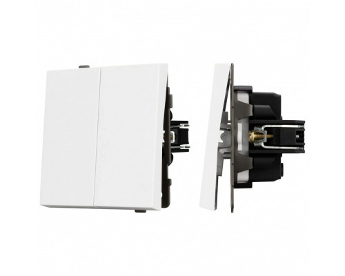 Выключатель двухклавишный без рамки Arlight SWT 054058
