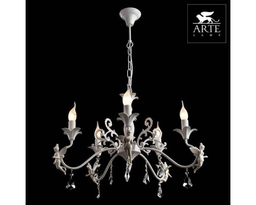 Подвесная люстра Arte Lamp Angelina A5349LM-5WH