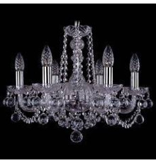 Подвесная люстра Bohemia Ivele Crystal 1402 1402/6/160/Ni/Balls