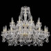Подвесная люстра Bohemia Ivele Crystal 1411 1411/16+8/360/2d/G
