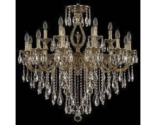 Подвесная люстра Bohemia Ivele Crystal 7101 71401/12+6/300 B GB FA10M