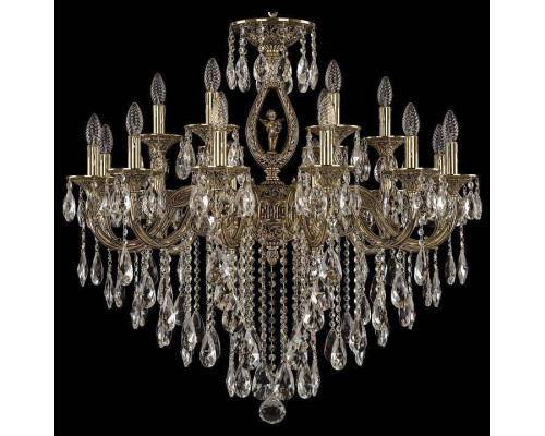 Подвесная люстра Bohemia Ivele Crystal 7101 71401/12+6/300 B GB FA10M